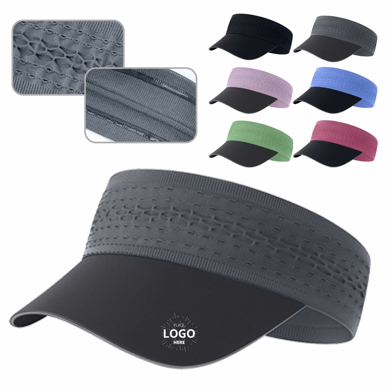 Sweat-Proof Sports Headband Empty Top Hat Cap