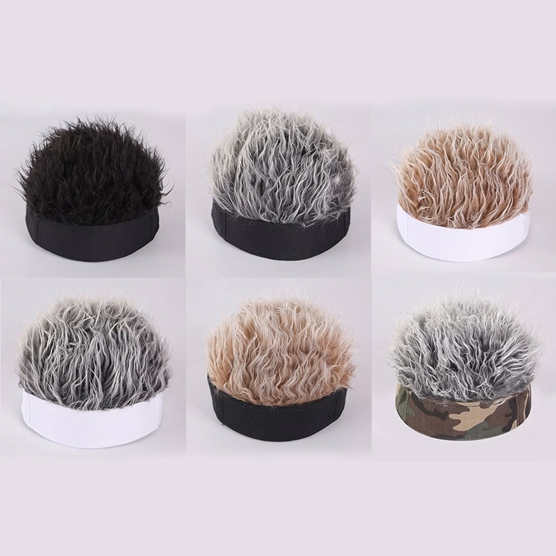 Spiked Fake Hair Hat