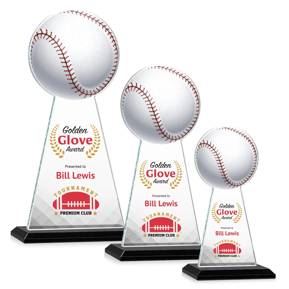 Edenwood Baseball VividPrint™ Award - Black 1