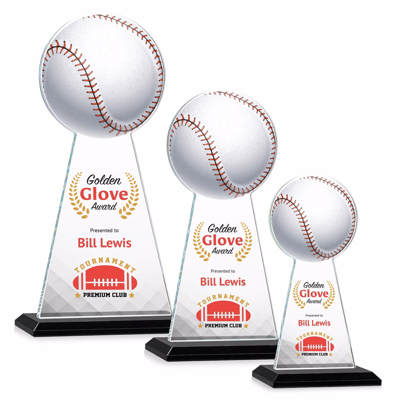 Edenwood Baseball VividPrint™ Award - Black