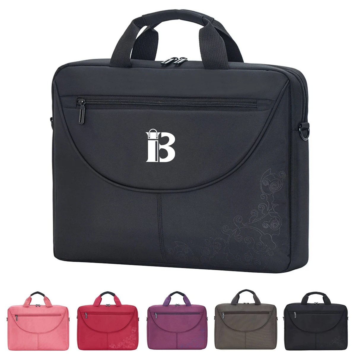 Nylon Lightweight Classic Briefcase Laptop Bag 1