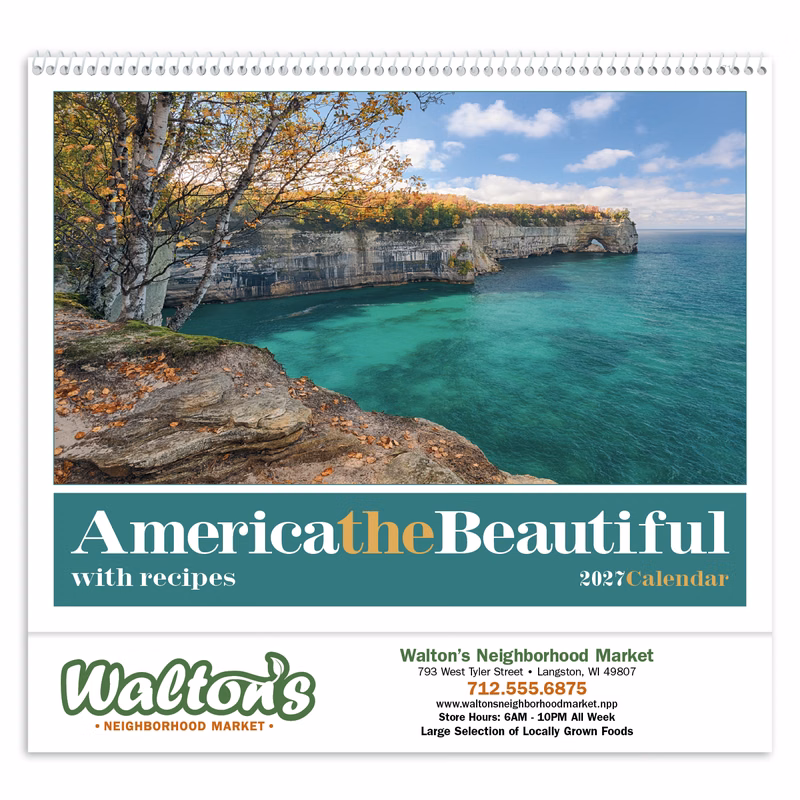Triumph® Calendars America the Beautiful with Recipes Calendar