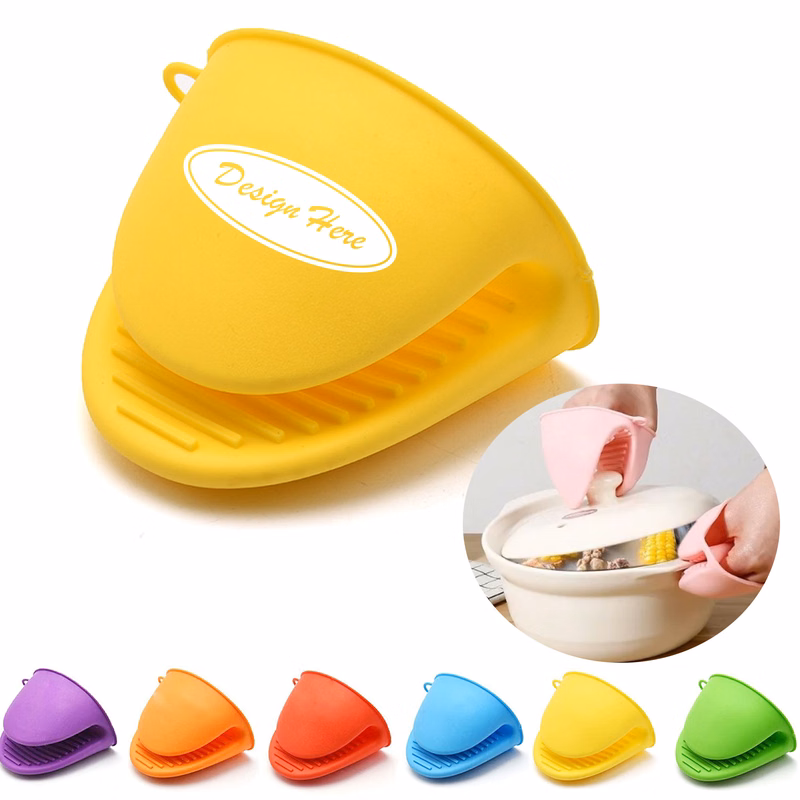 Heat-Resistant Silicone Cooking Pinch Mitts