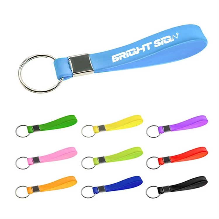 Silicone Key Ring Band Keychain 1