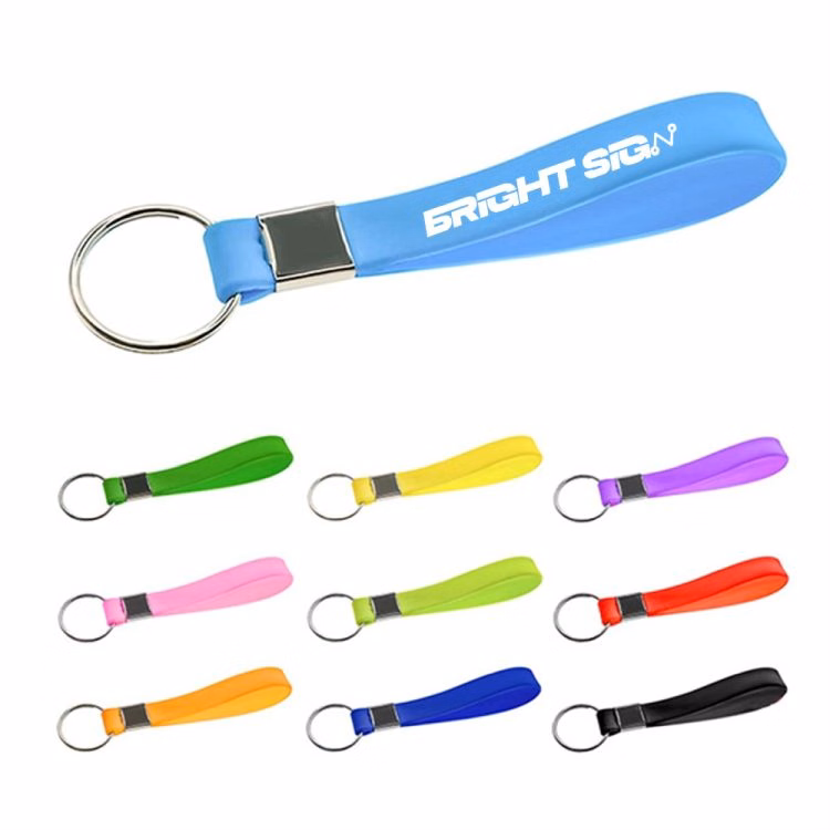 Silicone Key Ring Band Keychain