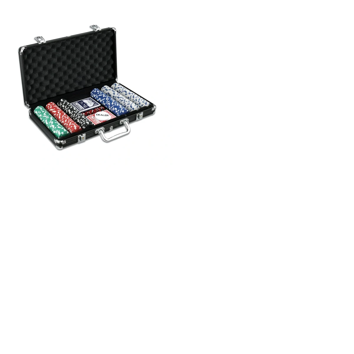 200PCS CHIPS ALUMINUM POKER CHIP SET 1