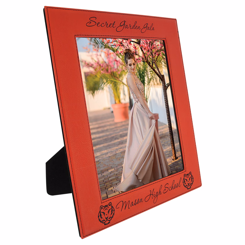 8" x 10" Red Leatherette Photo Frame