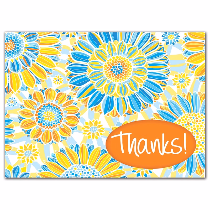 Vibrant Thank You Cards