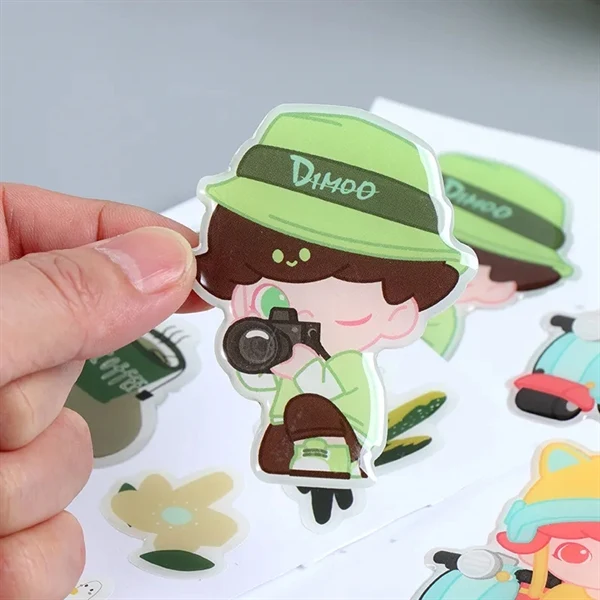 Custom Cartoon PVC Stickers Waterproof — Personalized Brand Promotion Decals 1