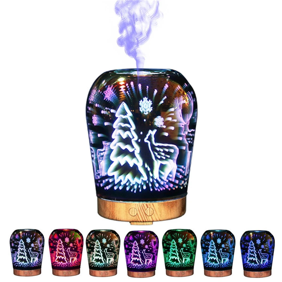 3D Glass Aromatherapy Oil Aroma Diffuser 1