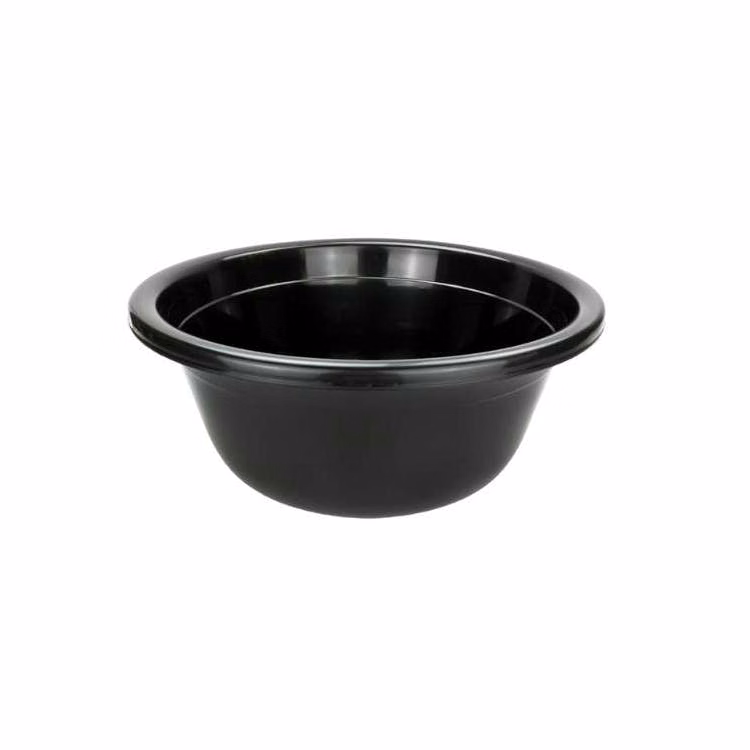 Bonita Home Plastic Basins Black Medium