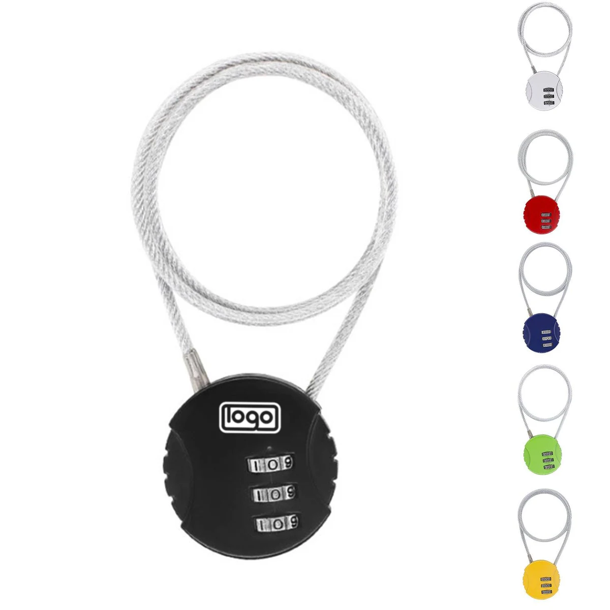 Zinc Alloy Anti-Rust Lock Rope Combination Padlock 1