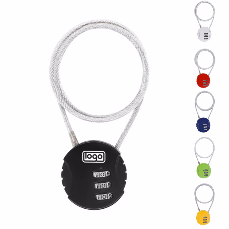 Zinc Alloy Anti-Rust Lock Rope Combination Padlock