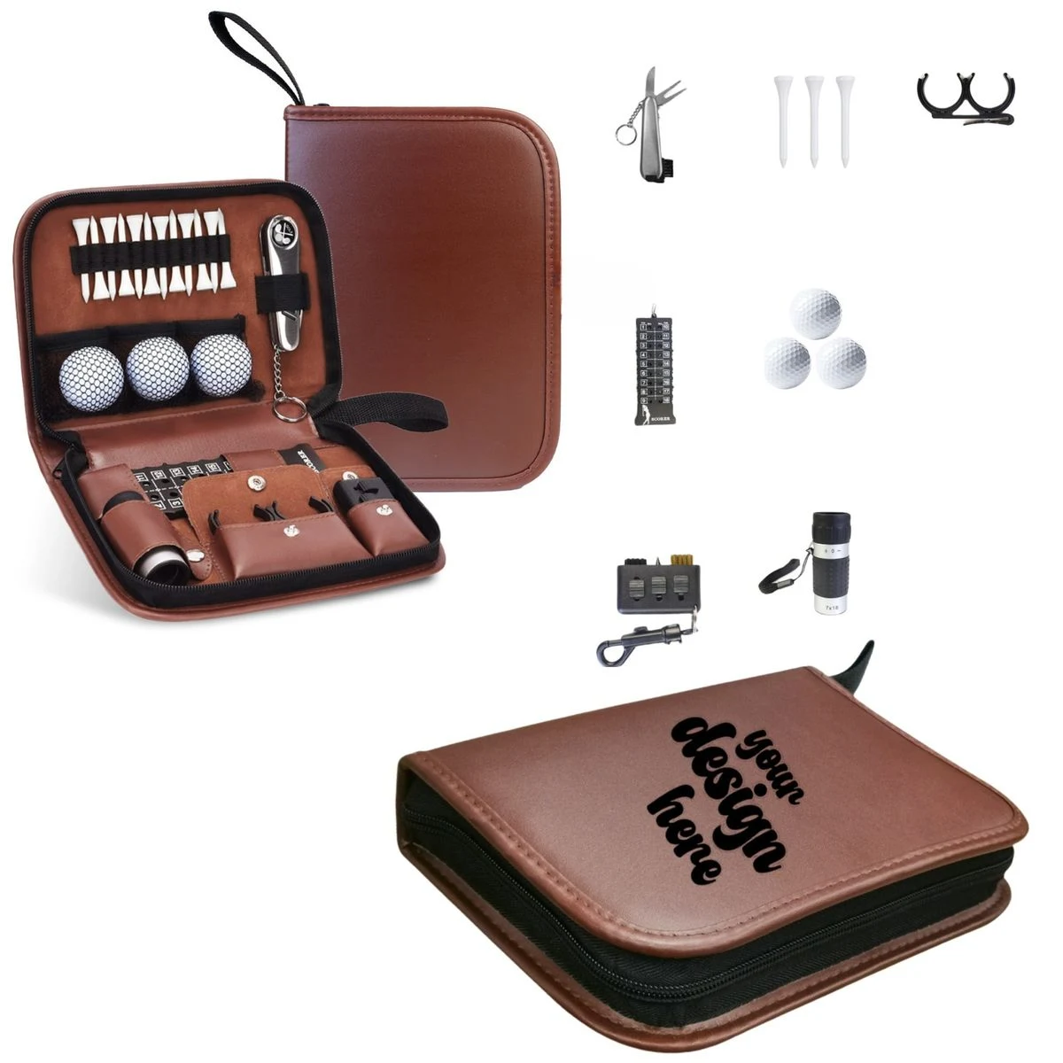 Golf Accessories Kit with High Grade Handbag 1