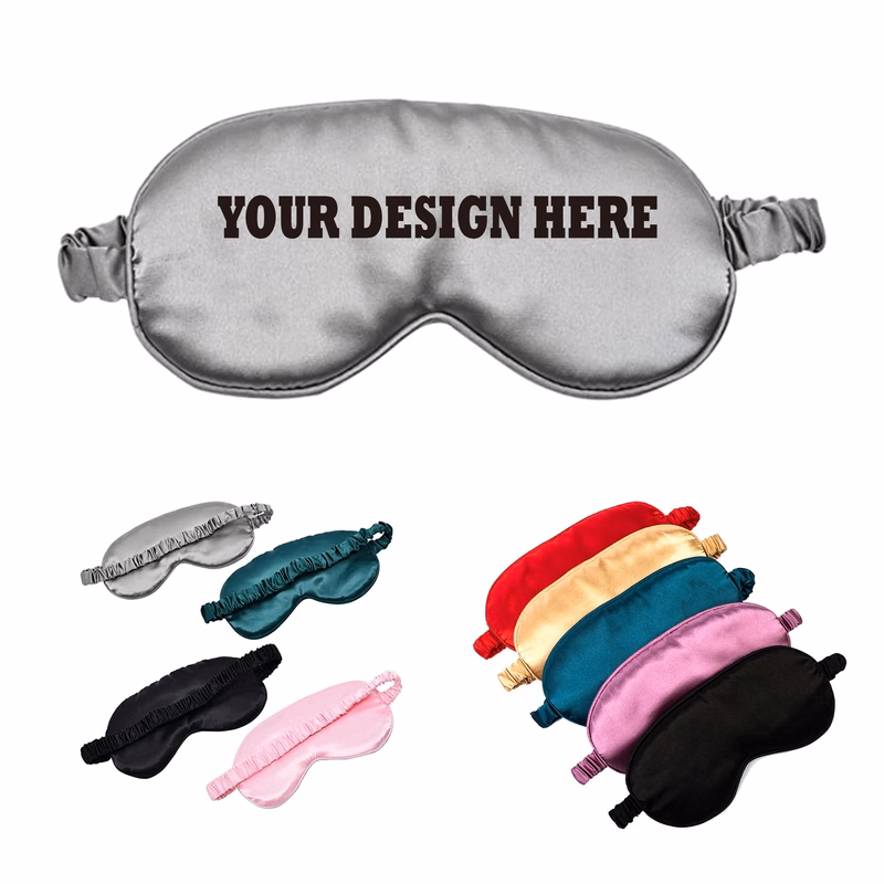 Soft Silk Eye Mask MOQ 50PCS
