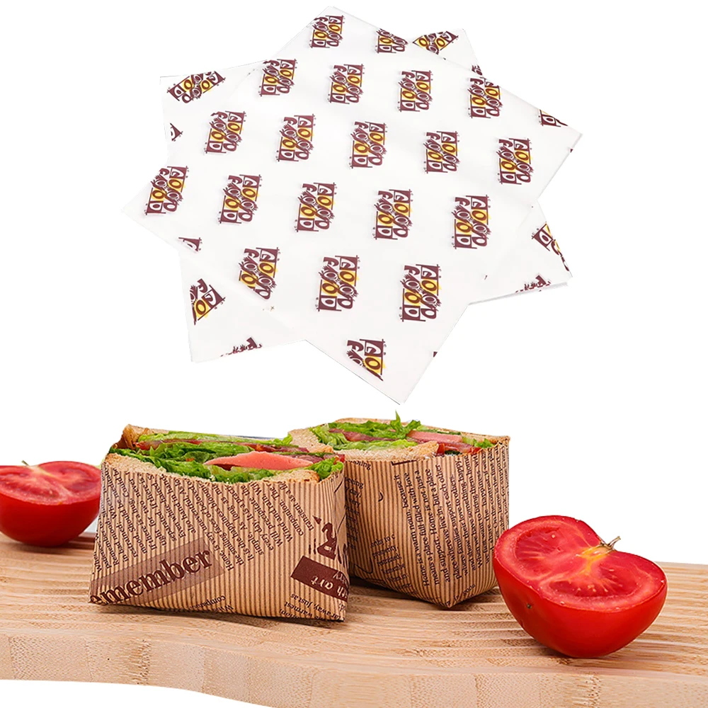 Custom Sandwich Wrapping Paper 12x8" 1