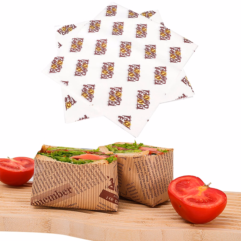 Custom Sandwich Wrapping Paper 12x8"