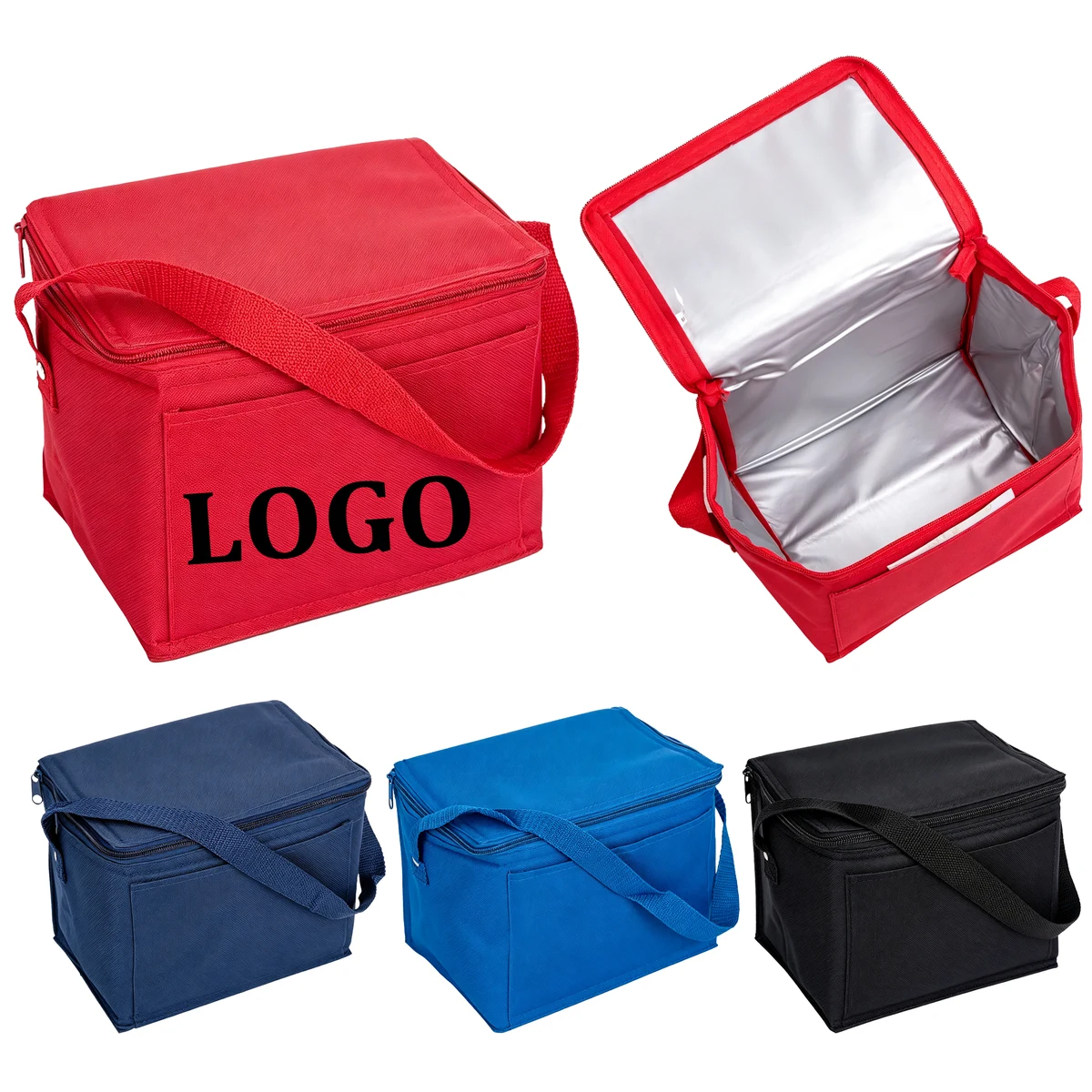 Lightweight Nylon Insulated Cooler Bag for Hot Cold Food Thermal Bag 1