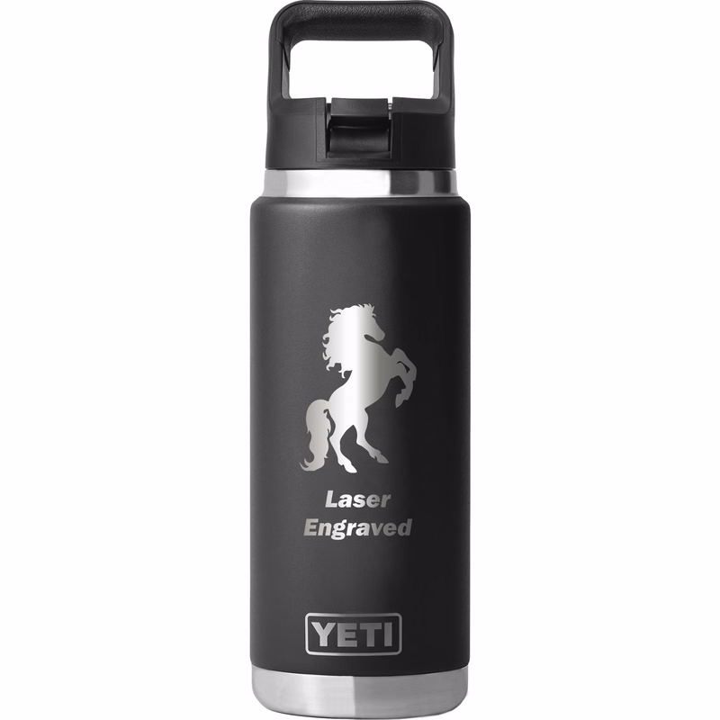 Authentic YETI 26 oz. Straw Bottle