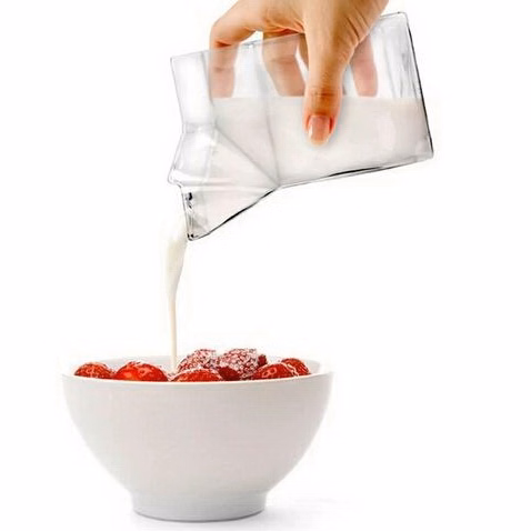 10oz Glass Milk Box