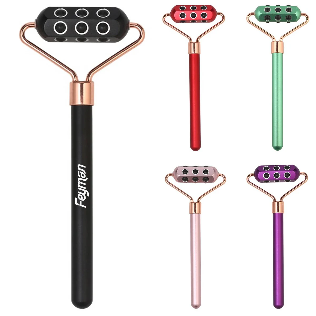T Shape Roller Face Massager Bar 1