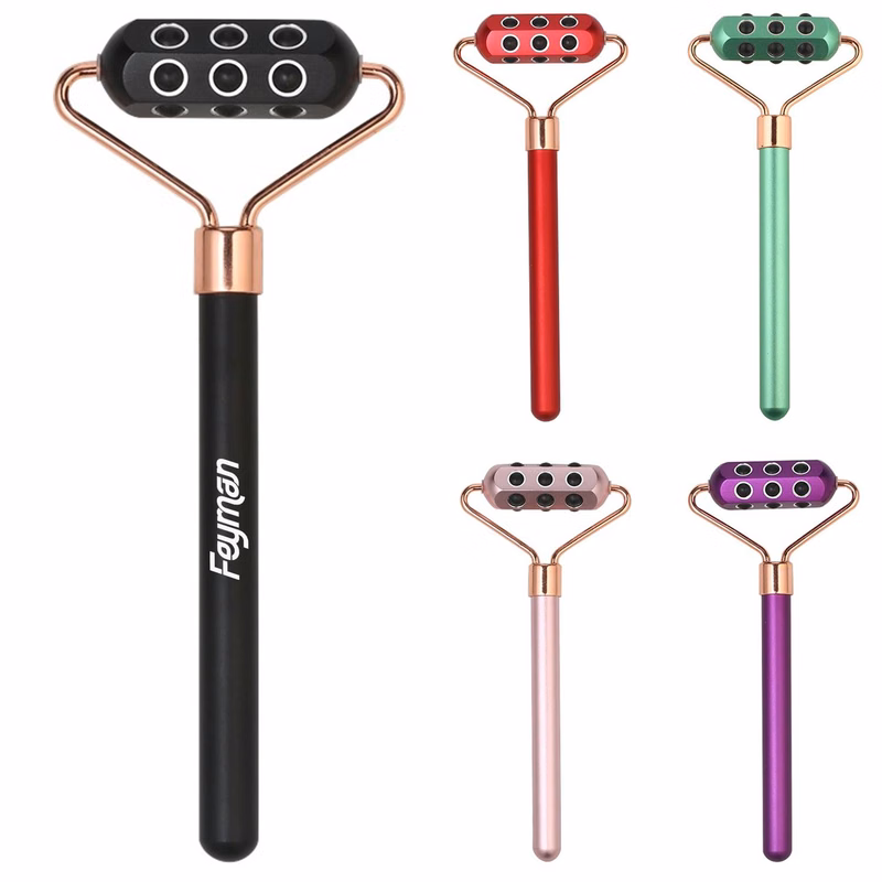 T Shape Roller Face Massager Bar