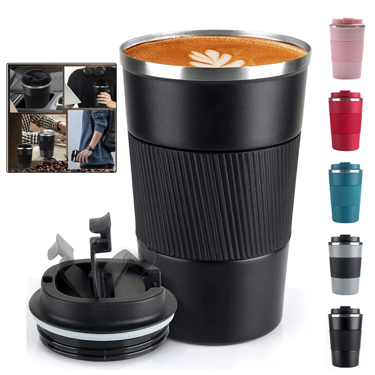 12 Oz.Insulated Coffee Travel Mug 1