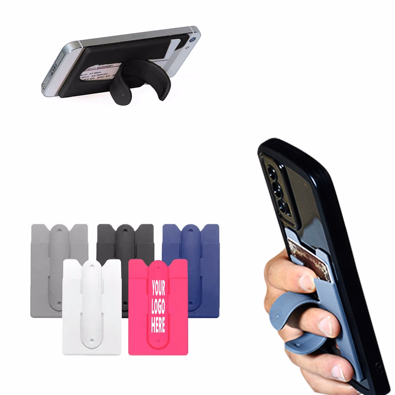 Silicone U-Shape Phone Holder Card Cover