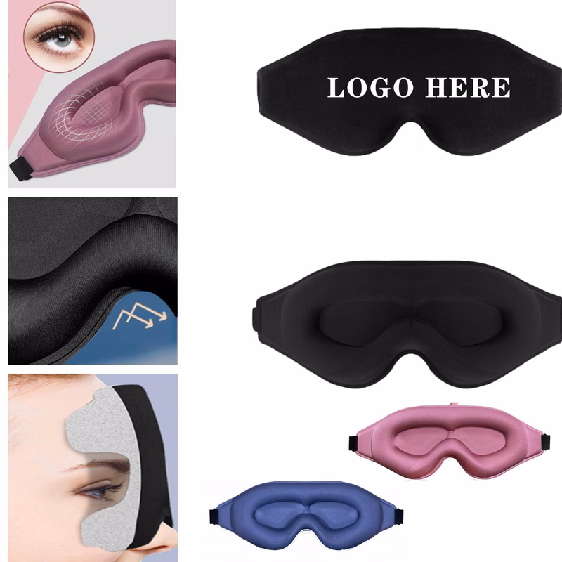 Soft Stereoscopic Eye Mask for Travel & Sleep
