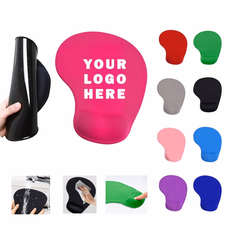 Ergonomic Silicone Non Slip Desk Mouse Pad