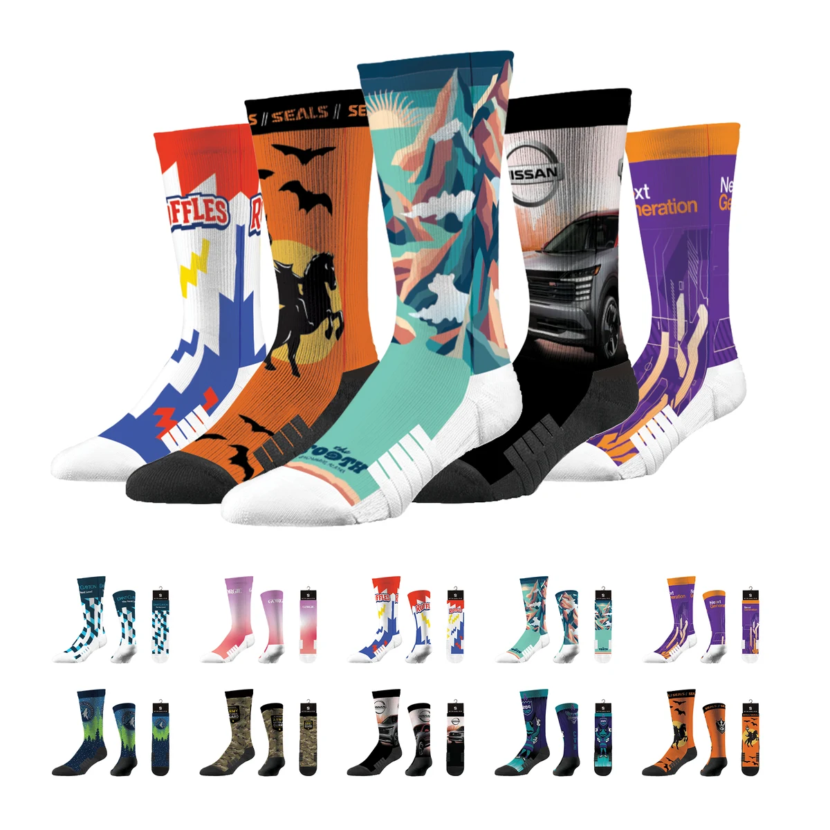 Premium Full Sublimation Sock 1