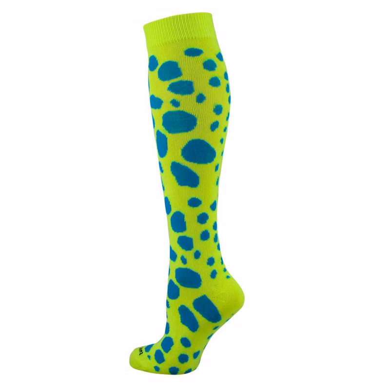 Krazisox Leopard Over the Calf Socks