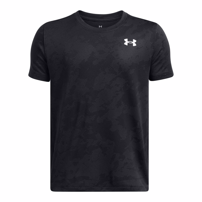 UA Tech Vent Jacquard Boys' Short Sleeve