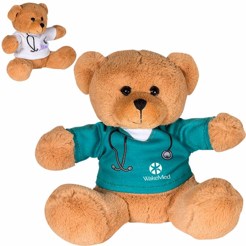 7" Doctor or Nurse Plush Bear