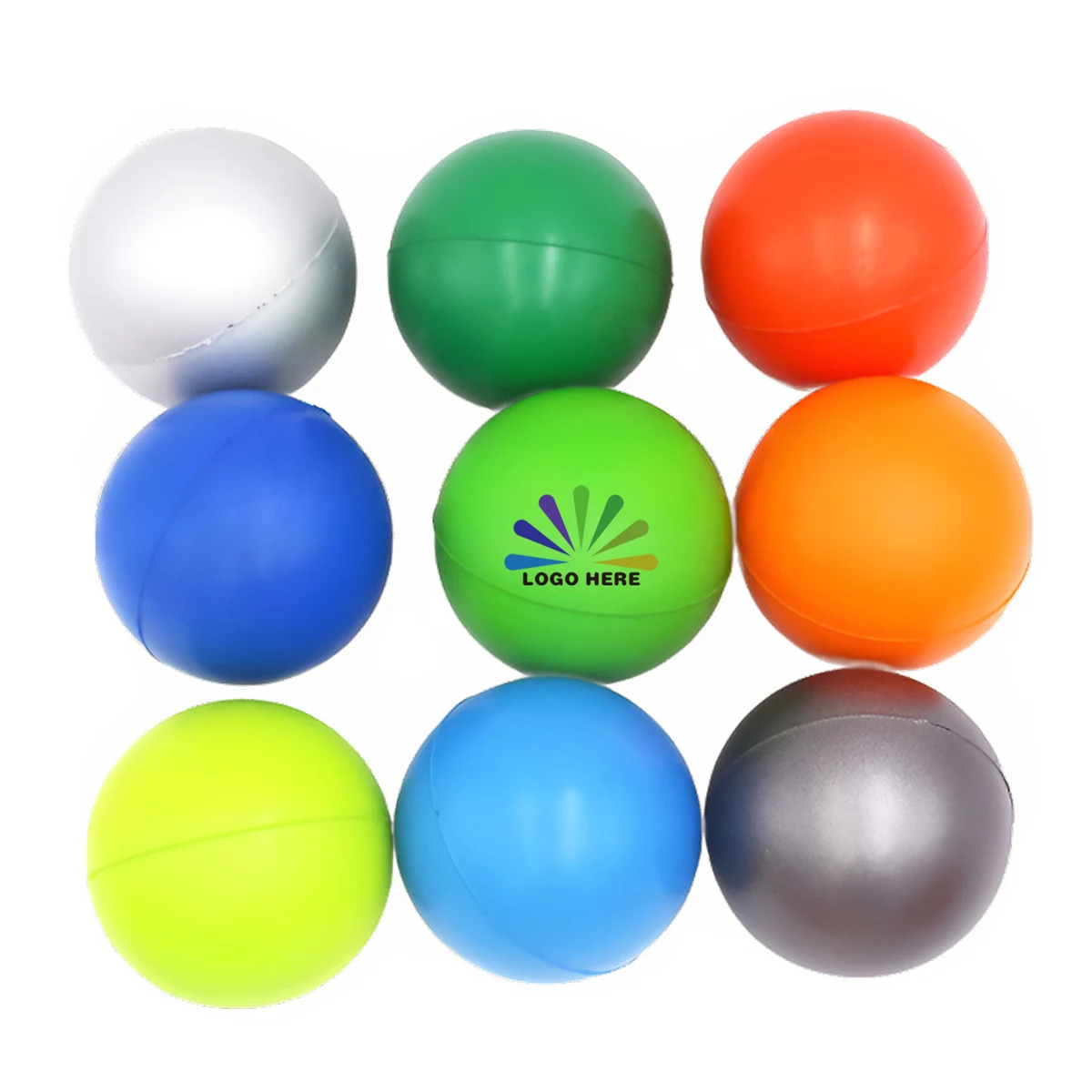MOQ50 Personalized PU Foam Smooth Surface Toy Ball 1