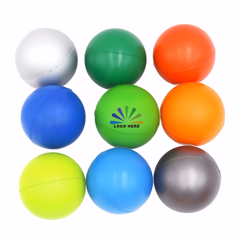 MOQ50 Personalized PU Foam Smooth Surface Toy Ball