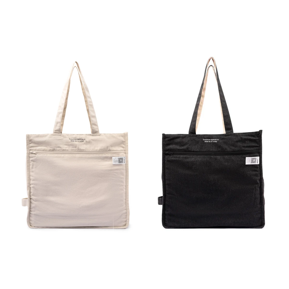 Trace & Carry Flips 12 oz, custom tote bag with logo imprint 1