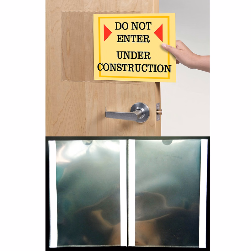 8.5 x 11 Inches Self-Adhesive Wall and Door Communication Display Protectors