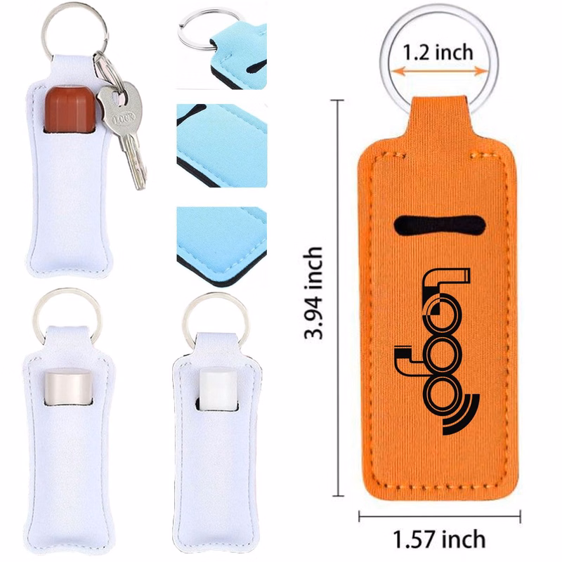 Lip Balm Gloss Holder Keychain