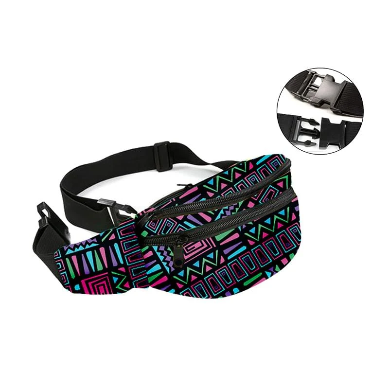 Premium Waterproof Fanny Pack w/ Three Zippers 1