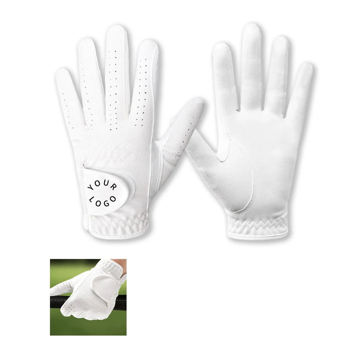 Soft Suede Gloves for Golfers 1