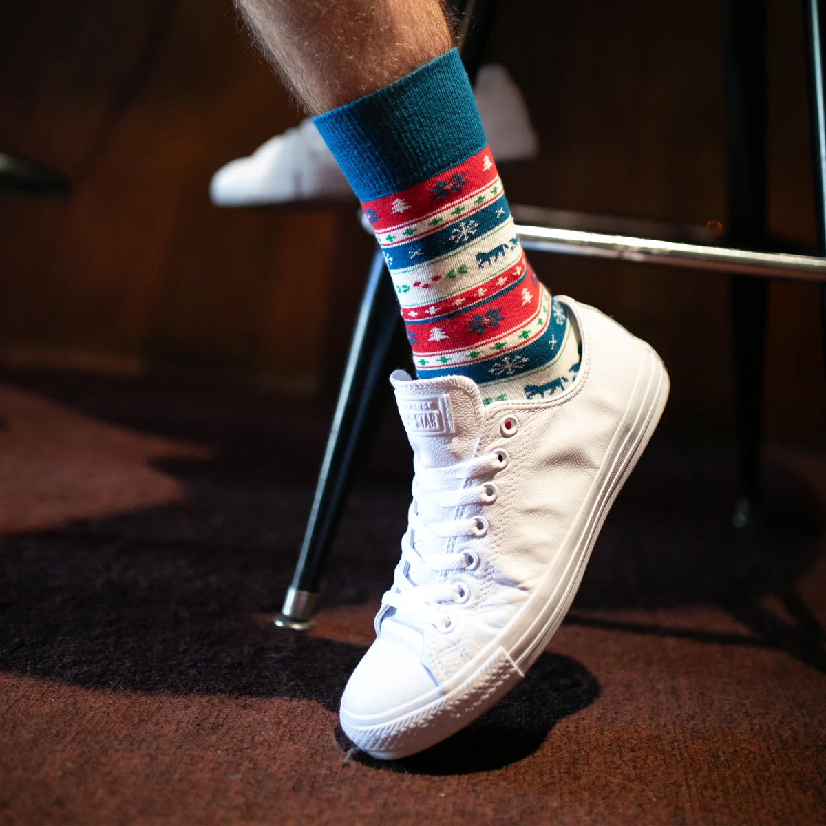 Crew Christmas Socks - Spread Holiday Cheer with Festive Footwear - American Made 1
