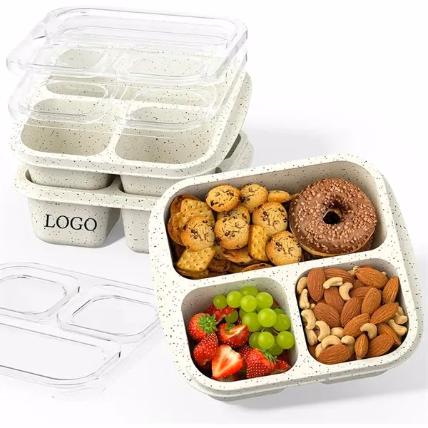Wheat Straw Lunch Box for Commutes, Fitness and Travel