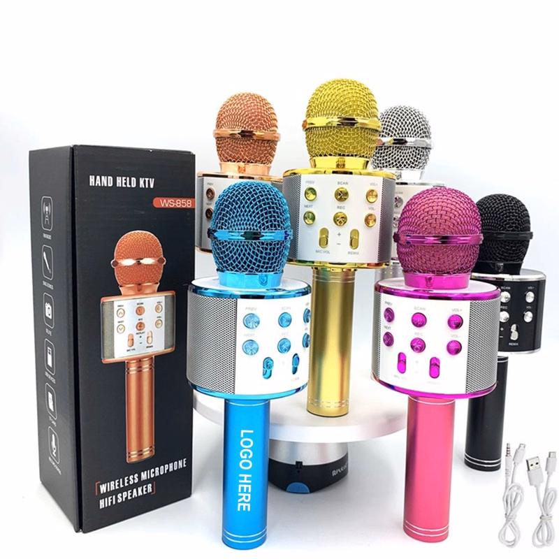 Portable Handheld Wireless Bluetooth Karaoke Microphone