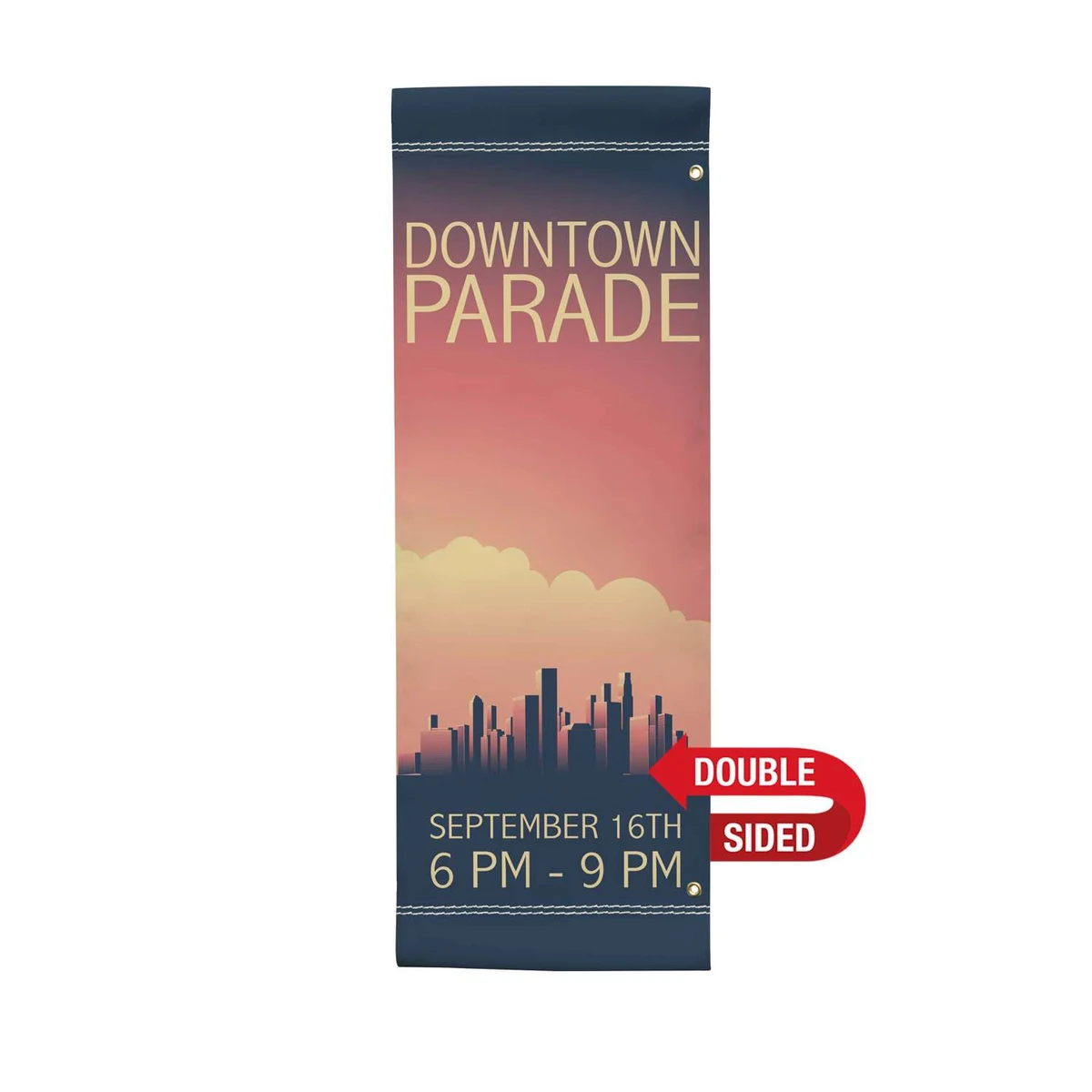 30" x 84" Vinyl Boulevard Banner Double-Sided 1