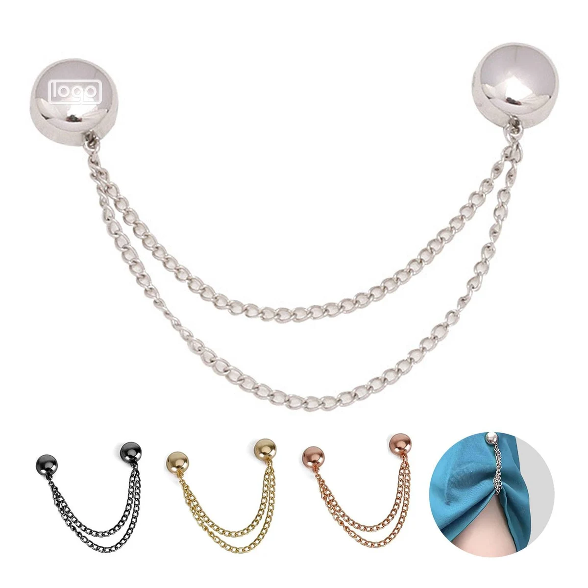 Sleeve Fixing Clothes Metal Magnetic Clips 1