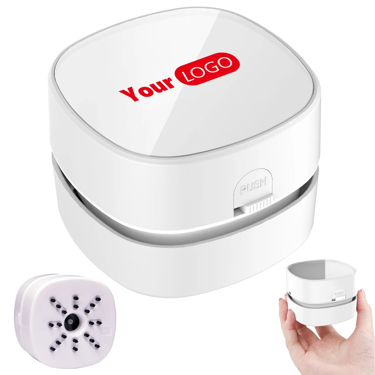 Plastic Compact Rechargeable Mini Vacuum For Convenient Cleaning 1