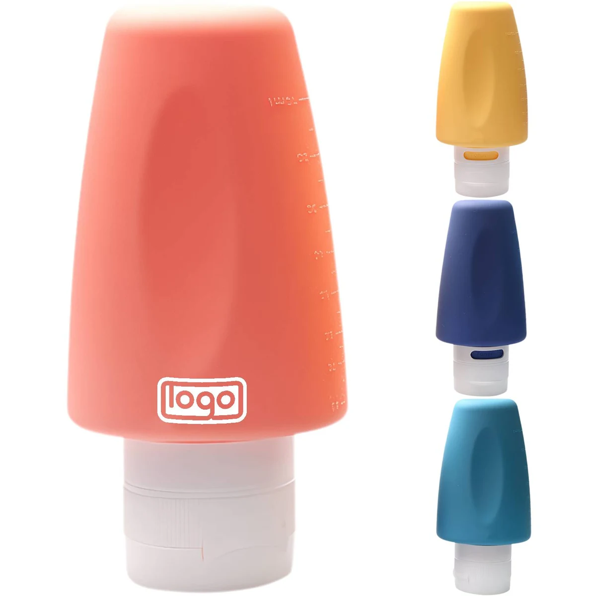 2 oz Portable Silicone Travel Bottle 1