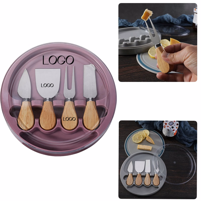 Stainless Steel Cheese 4 Knife Set