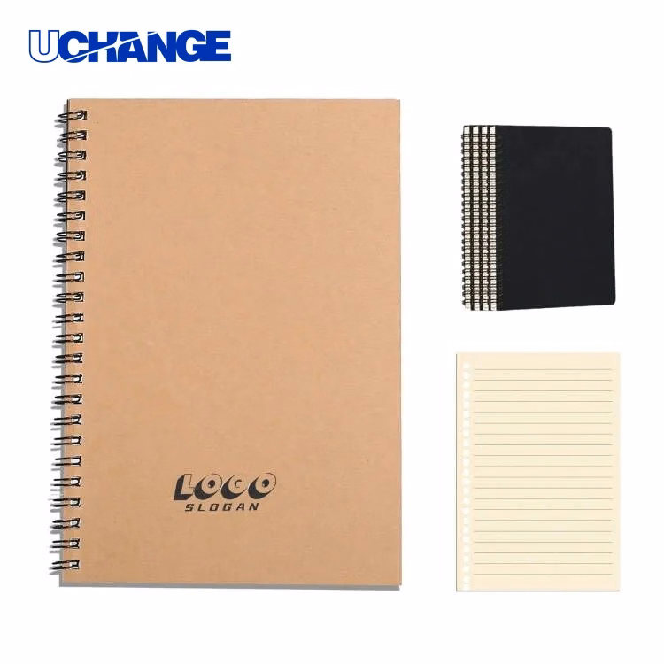 Kraft Cover Spiral Notebook Journal